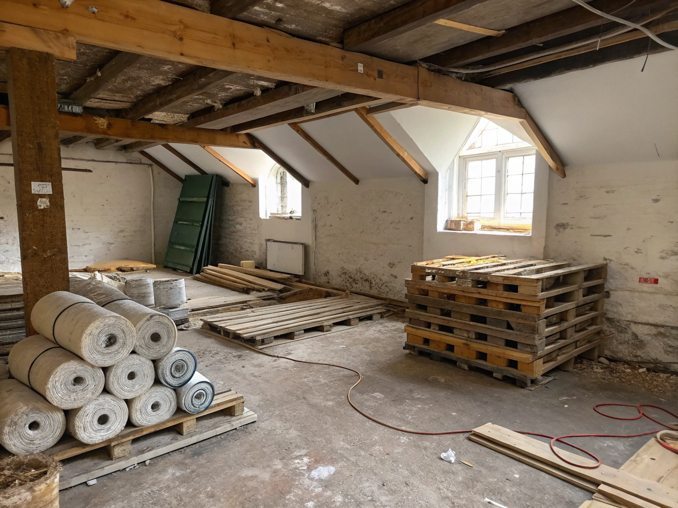 Dachgeschossausbau & Grundrissoptimierung - Zustand vor der Sanierung